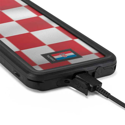Croatia Soccer Flag Galaxy S20 Waterproof Case