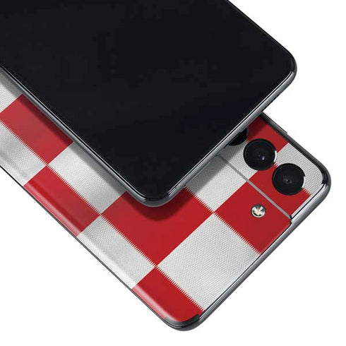 Croatia Soccer Flag Galaxy S21 5G Skin