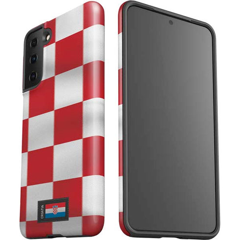Croatia Soccer Flag Galaxy S21 FE Pro Case