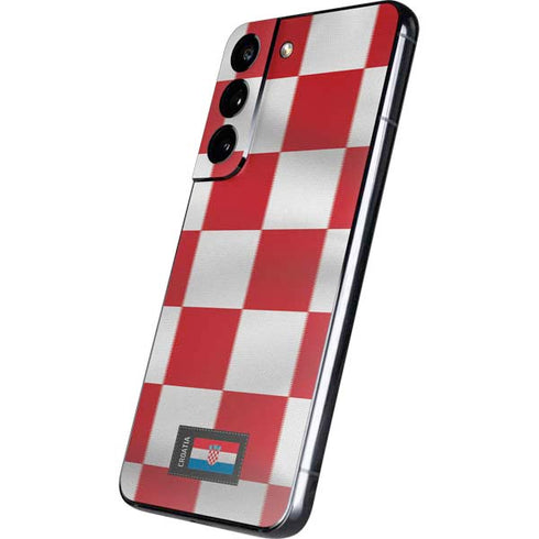 Croatia Soccer Flag Galaxy S22 Skin