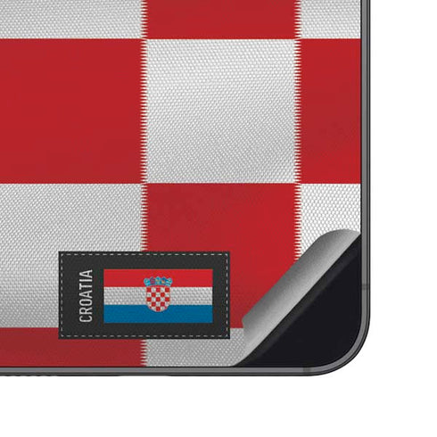 Croatia Soccer Flag Galaxy S23 FE Skin