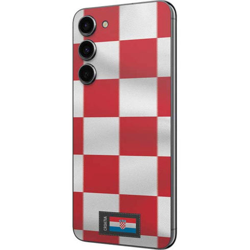 Croatia Soccer Flag Galaxy S23 Plus Skin