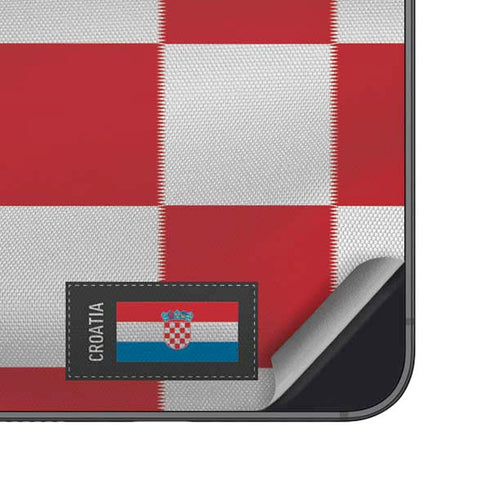 Croatia Soccer Flag Galaxy S23 Plus Skin