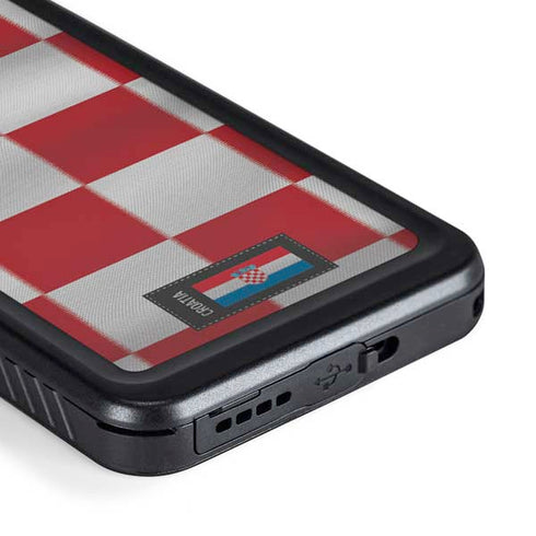 Croatia Soccer Flag Galaxy S23 Plus Waterproof Case