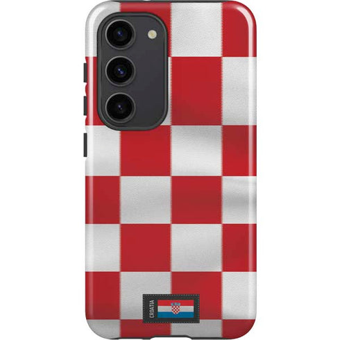 Croatia Soccer Flag Galaxy S23 Pro Case