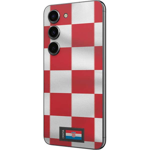 Croatia Soccer Flag Galaxy S23 Skin