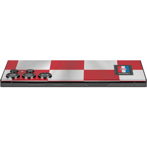 Croatia Soccer Flag Galaxy S23 Ultra Skin