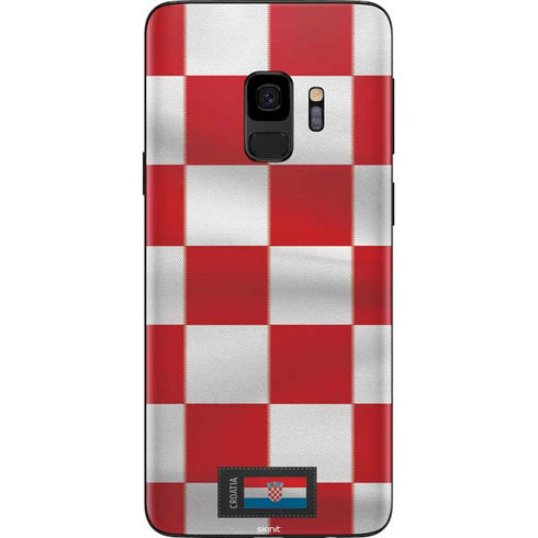 Croatia Soccer Flag Galaxy S9 Skin