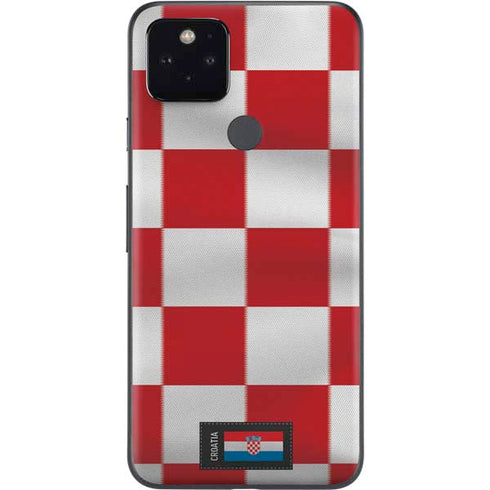 Croatia Soccer Flag Google Pixel 5 Skin