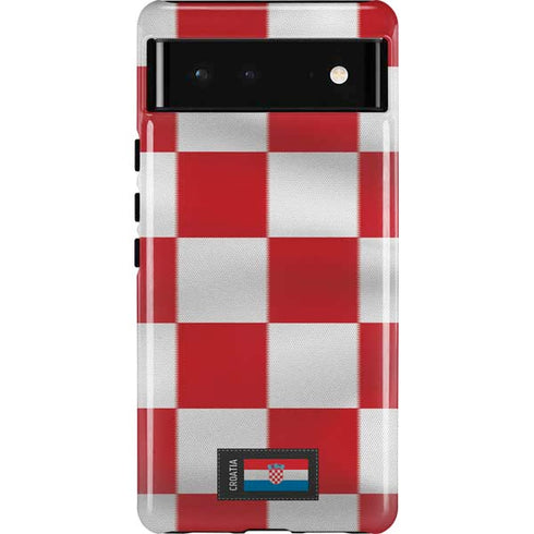 Croatia Soccer Flag Google Pixel 6 Case