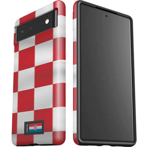 Croatia Soccer Flag Google Pixel 6 Case