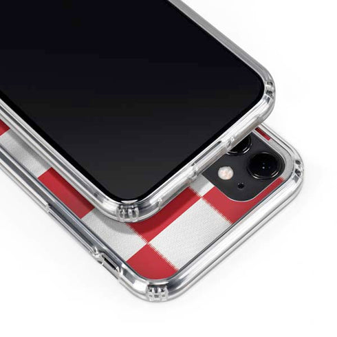Croatia Soccer Flag iPhone 11 Clear Case
