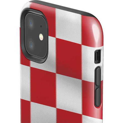 Croatia Soccer Flag iPhone 11 Impact Case