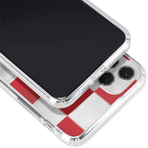 Croatia Soccer Flag iPhone 11 Pro Clear Case