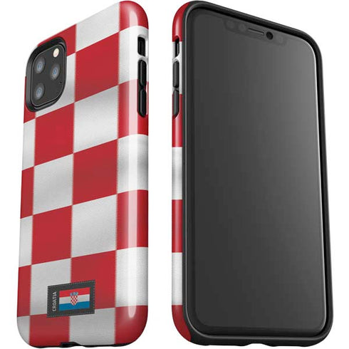 Croatia Soccer Flag iPhone 11 Pro Max Impact Case