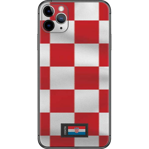 Croatia Soccer Flag iPhone 11 Pro Max Skin