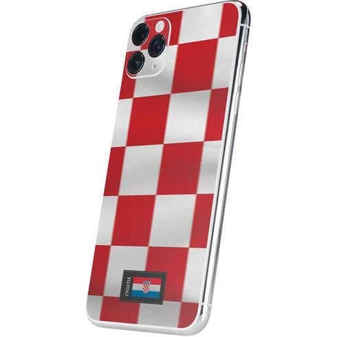 Croatia Soccer Flag iPhone 11 Pro Max Skin
