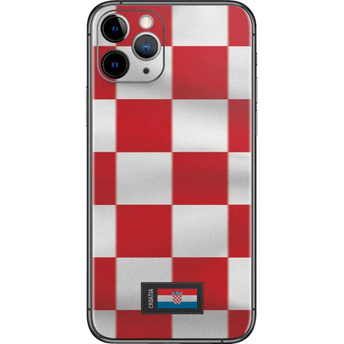 Croatia Soccer Flag iPhone 11 Pro Skin