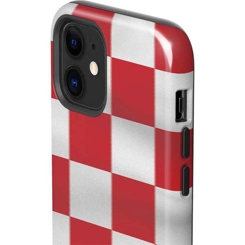 Croatia Soccer Flag iPhone 12 Impact Case