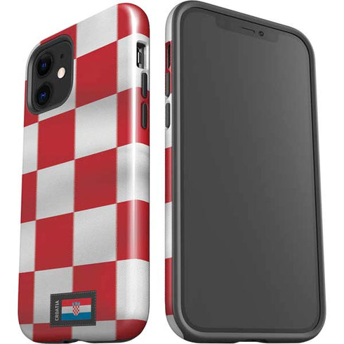 Croatia Soccer Flag iPhone 12 Impact Case