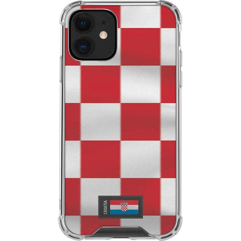 Croatia Soccer Flag iPhone 12 Mini Clear Case