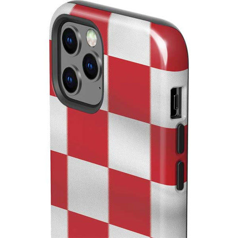 Croatia Soccer Flag iPhone 12 Pro Impact Case