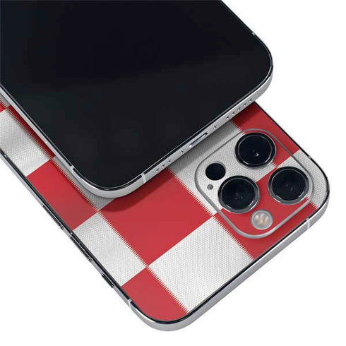 Croatia Soccer Flag iPhone 12 Pro Skin