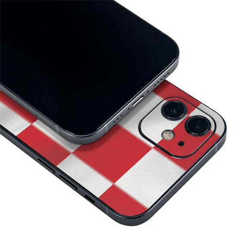 Croatia Soccer Flag iPhone 12 Skin