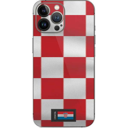 Croatia Soccer Flag iPhone 13 Pro Max Skin