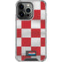 Croatia Soccer Flag iPhone 14 Pro Clear Case