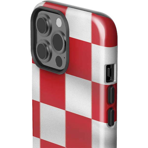 Croatia Soccer Flag iPhone 14 Pro Max Impact Case
