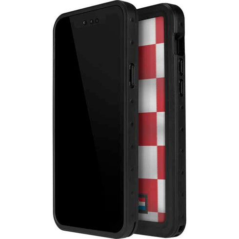 Croatia Soccer Flag iPhone 15 Waterproof Case
