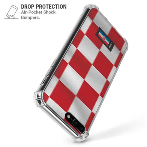 Croatia Soccer Flag iPhone 7/8 Plus Clear Case