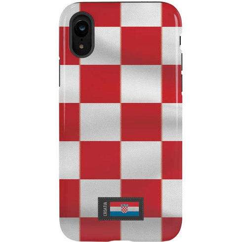 Croatia Soccer Flag iPhone XR Pro Case