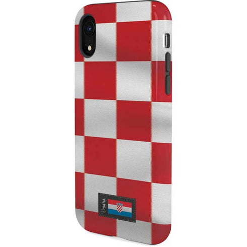 Croatia Soccer Flag iPhone XR Pro Case