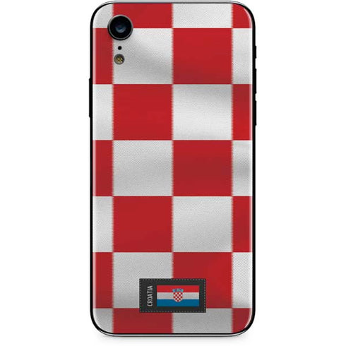 Croatia Soccer Flag iPhone XR Skin