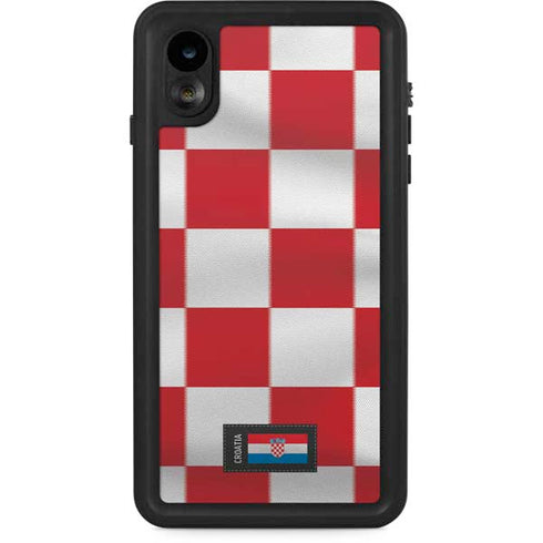 Croatia Soccer Flag iPhone XR Waterproof Case