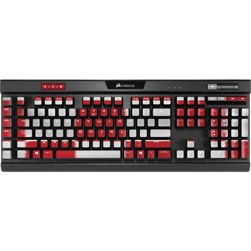 Croatia Soccer Flag K95 RGB PLATINUM Mechanical Gaming Keyboard Skin