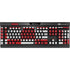 Croatia Soccer Flag K95 RGB PLATINUM Mechanical Gaming Keyboard Skin