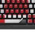 Croatia Soccer Flag K95 RGB PLATINUM Mechanical Gaming Keyboard Skin