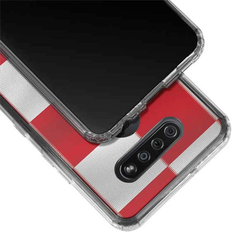 Croatia Soccer Flag LG K51/Q51 Clear Case