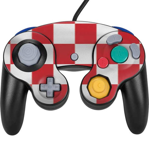 Croatia Soccer Flag Nintendo GameCube Controller Skin