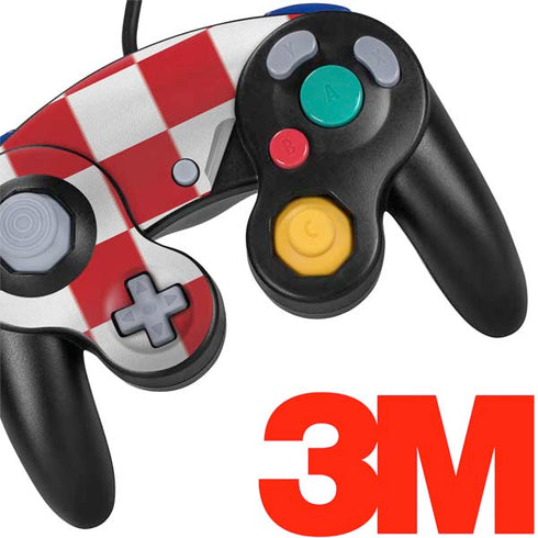 Croatia Soccer Flag Nintendo GameCube Controller Skin