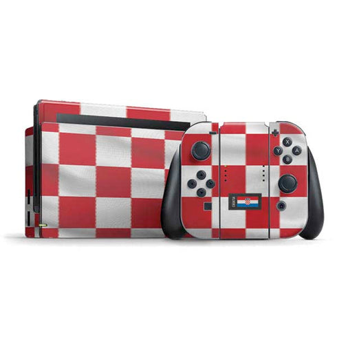 Croatia Soccer Flag Nintendo Switch Bundle Skin
