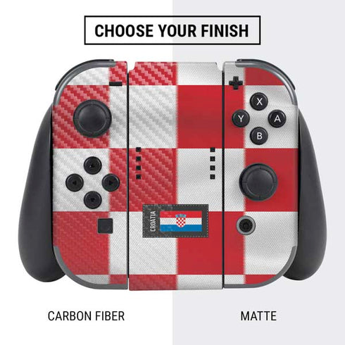 Croatia Soccer Flag Nintendo Switch Bundle Skin