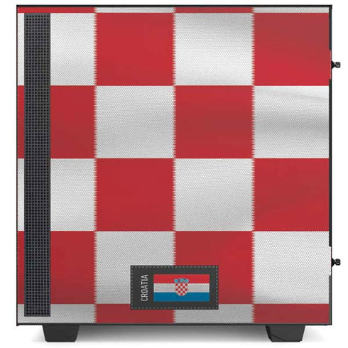 Croatia Soccer Flag NZXT H510 Compact ATX Mid-Tower Case Skin