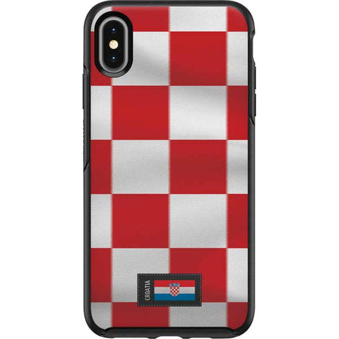Croatia Soccer Flag Otterbox Symmetry iPhone Skin