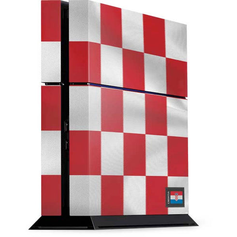 Croatia Soccer Flag PS4 Console Skin