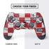 Croatia Soccer Flag PS4 Controller Skin