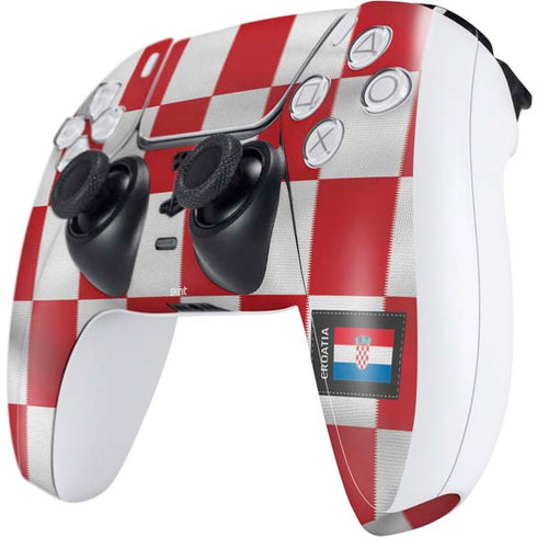 Croatia Soccer Flag PS5 Controller Skin